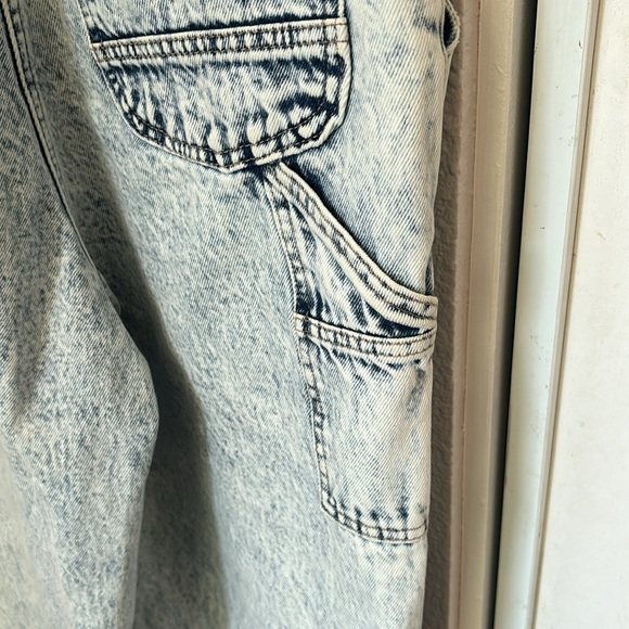 Forever 21 Acid Wash Overalls NWOT - Picture 9 of 11